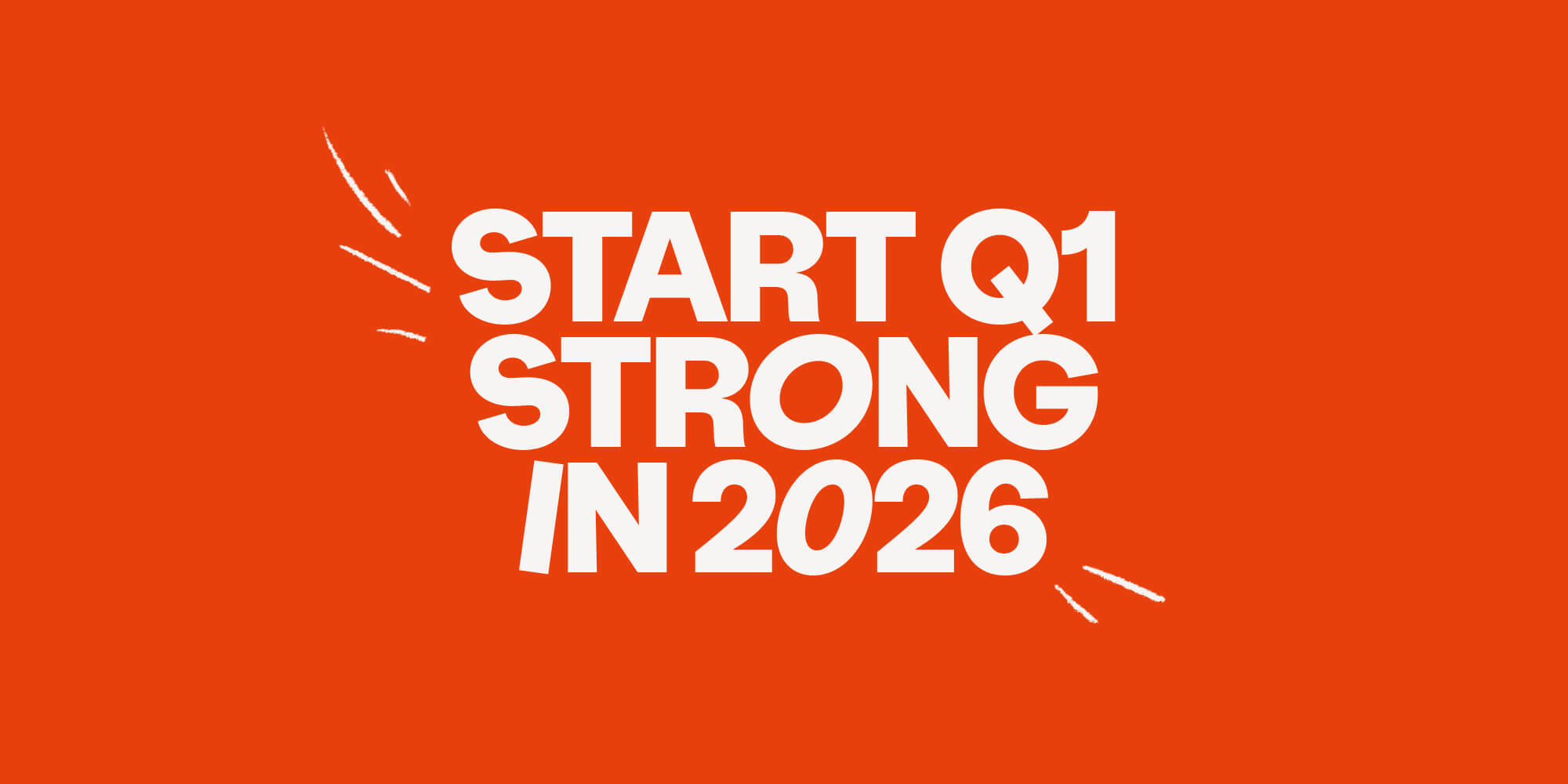 Sales planning for 2026